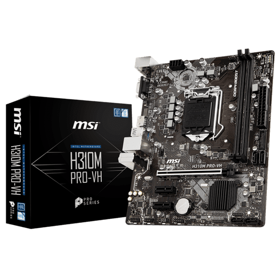 MSI matična ploča H310M PRO-VH, DDR4, SATA3, HDMI, USB3.1Gen1, LGA1151 mATX