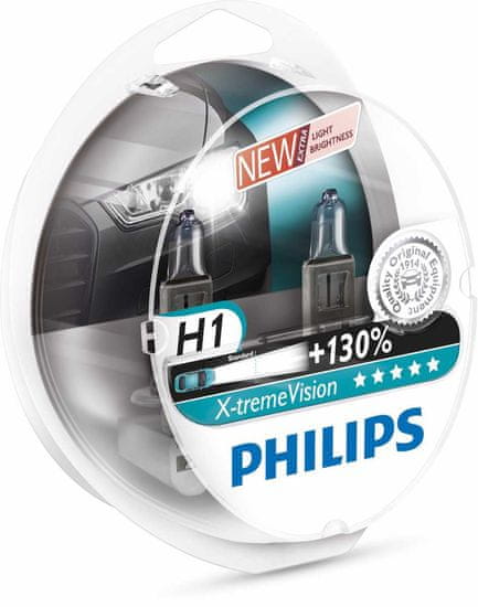 Philips par žarulja H1 X-treme Vision + 130%