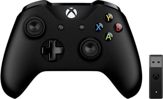 Microsoft be i ni kontroler za Xbox One crni USB adapter za