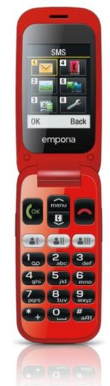 Emporia telefon ONE V200, crno/srebrni