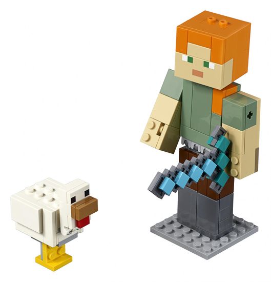 LEGO Minecraft 6251773 Minecraft velika figura: Alex s kokoši