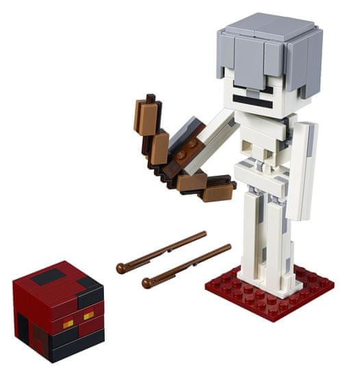 LEGO Minecraft 6251775 Minecraft velika figura: Kostur s paklenim pomoćnikom