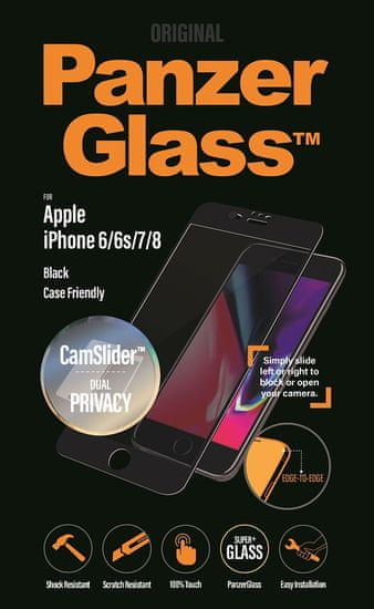 PanzerGlass zaštitno staklo za iPhone 6/7/8 CF Camslider Privacy