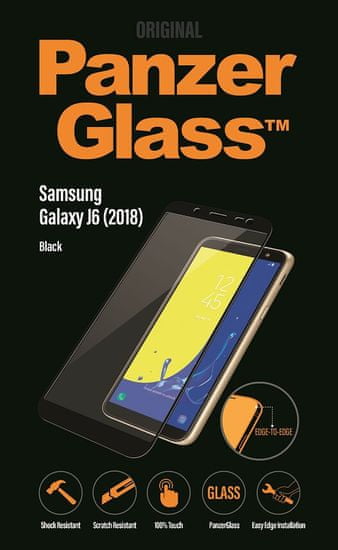 PanzerGlass zaštitno staklo za Samsung Galaxy J6 2018, crno