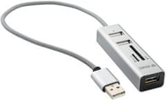 Yenkee YHC 101SR USB čvorište + čitač (45012401)