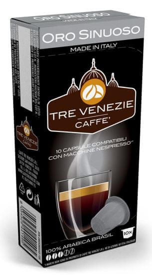 Tre Venezie Oro Sinuoso set kapsula za Nespresso aparat za kavu, 10 komada