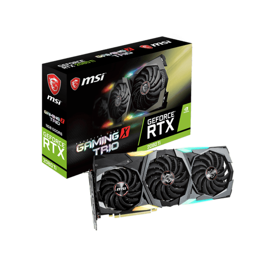 MSI grafička kartica GeForce RTX 2080 Ti GAMING X TRIO, 11GB GDDR6, PCI-E 3.0