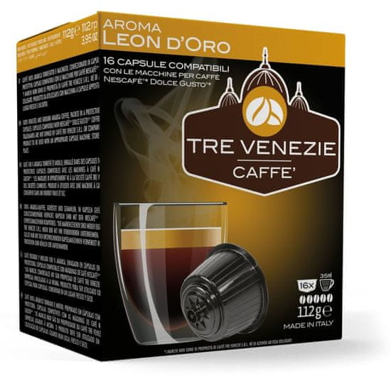 Tre Venezie Leon D´Oro set kapsula za aparat za kavu Dolce Gusto, 16 komada