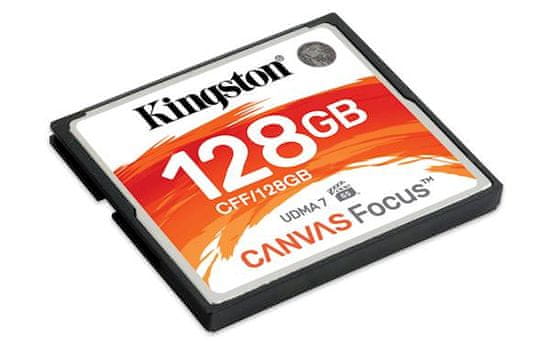 Kingston memorijska kartica 128GB Canvas Focus, 150/130 MB/s, UDMA7, za DSLR kamere