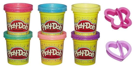 Play-Doh svjetleći komplet, 6 komada