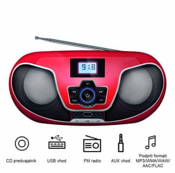 Manta radio Boombox BBX005 Nerva