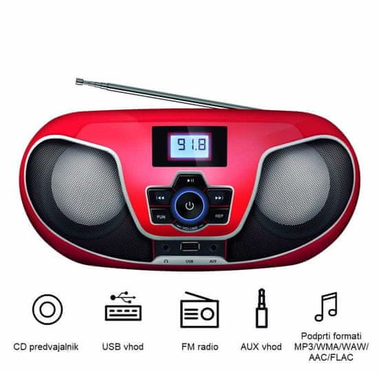 Manta radio Boombox BBX005 Nerva