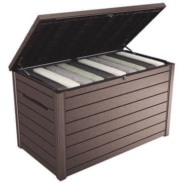 KETER kutija za vrt ONTARIO box, 870 l, smeđa