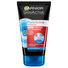 Garnier maska za čišćenje lica Skin Naturals Pure Active 3 u 1 protiv mitesera, 150ml
