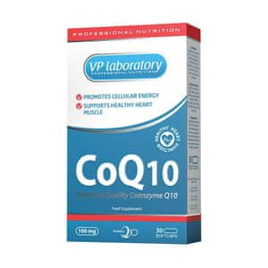 CoQ10, 100 mg, 30 kapsula