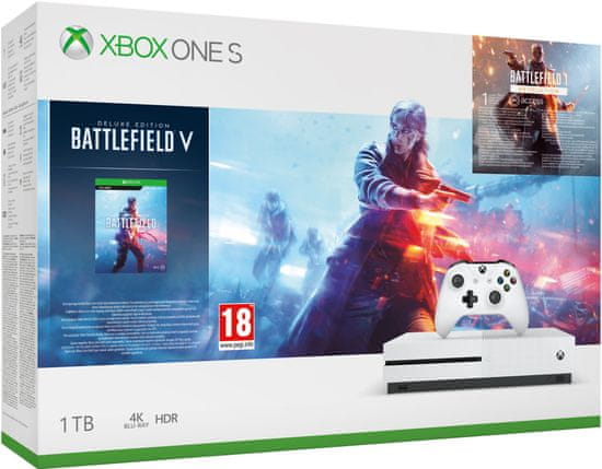 Microsoft Xbox One S 1TB + Battlefield V Deluxe Edition