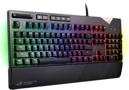 gaming tipkovnica ROG Strix Flare, MX Brown, RGB, HR