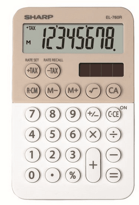 Džepni kalkulator Sharp EL760RBLA (SH-EL760RBLA) lagan i kompaktna