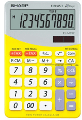 Sharp kalkulator EL332BYL, stolni, 10-znamenkasti