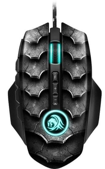 Sharkoon optički igraći miš Drakonia II, USB, crni