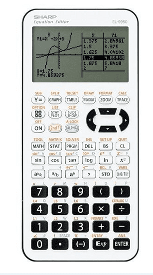 Sharp kalkulator EL9950, grafički, 827 funkcija, matrični prikaz