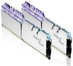 G.Skill Memorija (RAM) Trident Z Royal DDR4 16GB (2x8GB), 3200MHz, RGB, srebrna (F4-3200C16D-16GTRG)