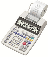Sharp kalkulator EL1750V, stolni, s trakom, 12 znamenki