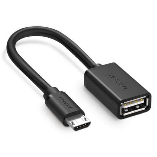 Ugreen Micro USB to USB Ž OTG kabel, crn, okrugao