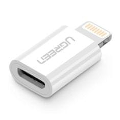 Ugreen adapter Lightning na Micro USB, bijeli