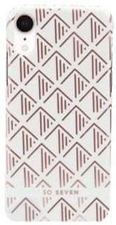 SO SEVEN zaštita Fashion Paris White/Rose Gold Triangle Cover za iPhone XR (SSBKC0097), linije