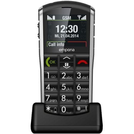 Emporia GSM telefon Pure V25 + poklon: Sony USB 3.0 ključ, 32GB