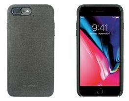 SO SEVEN zaštita Premium Gentleman Case Fabric Black Kryt za iPhone 6/6S/7/8 Plus (SSBKC0101), tamno siva/crna