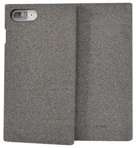 SO SEVEN preklopna maska Premium Gentleman Book Case Fabric Grey za iPhone 6/6S/7/8 Plus (SSFLS0007)