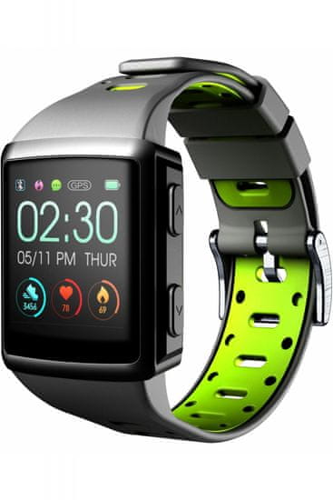 CellularLine sportski sat EasySport, s mjerenjem otkucaja srca + GPS