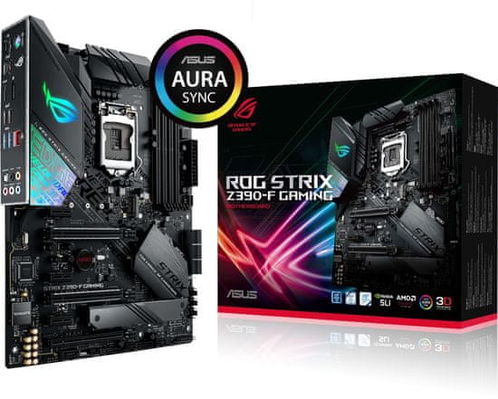 ASUS matična ploča ROG STRIX Z390-F GAMING, DDR4, USB 3.1 Gen 2, LGA1151, ATX