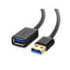 Ugreen USB 3.0 produžetak, M na Ž, 1,5 m, crni