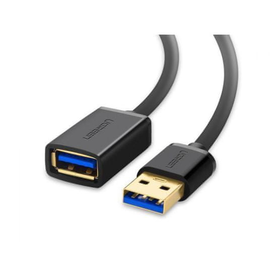 Ugreen USB 3.0 produžetak, M na Ž, 1,5 m, crni