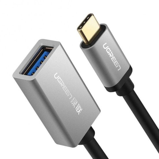 Ugreen kabel adapter USB-C na USB-A OTG, srebrni