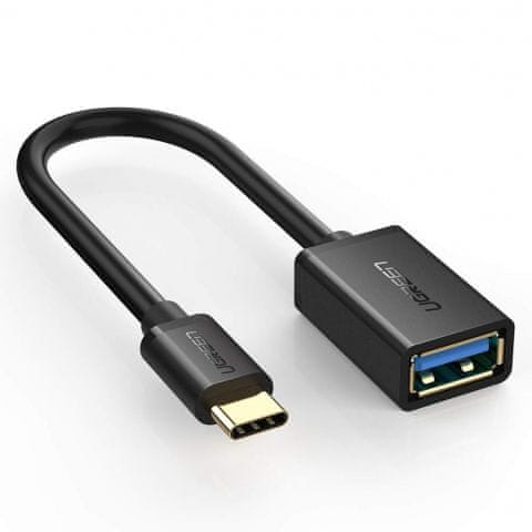 Ugreen kabel adapter USB-C M na USB 3.0 Ž OTG, crni