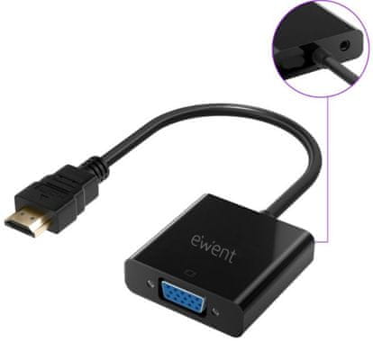 Adapter HDMI u VGA EW9864