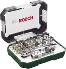 Bosch 26-dijelni komplet s kopčom + dvostrani odvijač (2607017393)