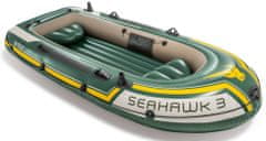 Intex čamac Seahawk s ručnom pumpom i aluminijskim veslima, za 3 osobe