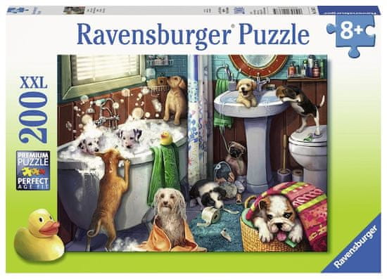 Ravensburger slagalica Pseća kupka, 200 komada
