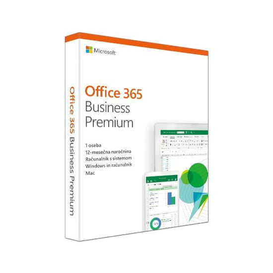 Microsoft Office 365 Business Premium Retail 1 Lic, godišnja pretplata