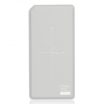 REMAX baterija powerbank 10000 mAh, vanjska, bežično punjenje PPP-33, sivo-bijela