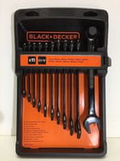 Black+Decker BDHT0-71618V kombinirani ključevi kromirani set, 11 komada