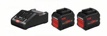 BOSCH Professional komplet: 2 x litij-ionska baterija 18V + punjač (1600A016GY)