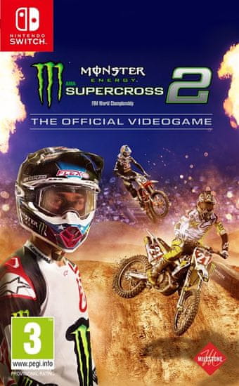 Milestone igra Monster Energy Supercross: The Official Videogame 2 (Switch) - datum izlaska 8.2. 2019
