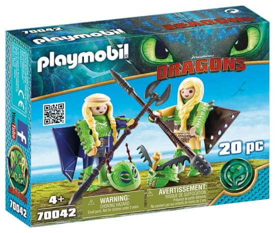 Playmobil Grdobuča i Trdobučnež s letećom haljinom 70042