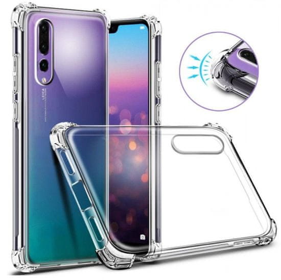 Silikonska maska ANTISHOCK za Samsung Galaxy A7 2018 A750, prozirna